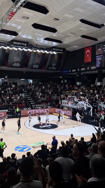 Maç Sonucu - Beşiktaş Gain 77-76 Dolomiti Energia Trento - BKT EuroCup Çeyrek Final