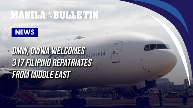 DMW, OWWA welcomes 317 Filipino repatriates from Middle East