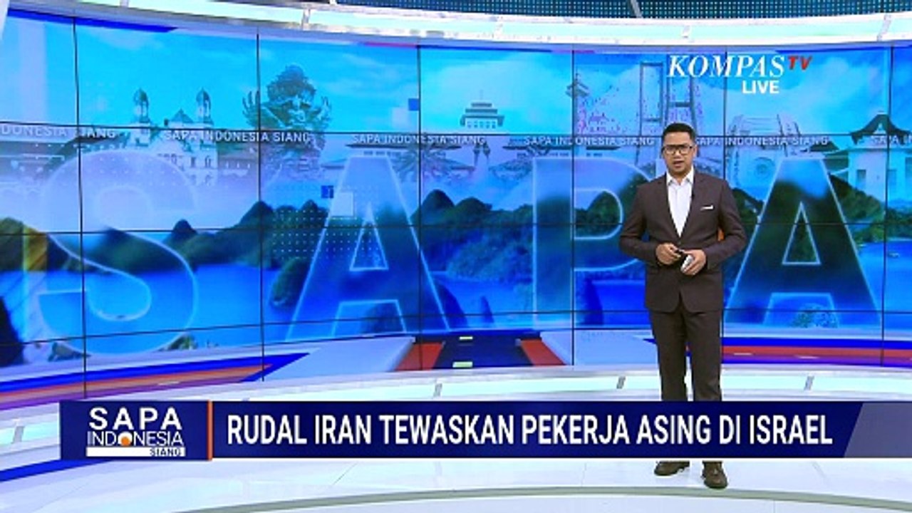 Serpihan Rudal Iran Tewaskan Pekerja Asing di Israel Selatan | SAPA SIANG