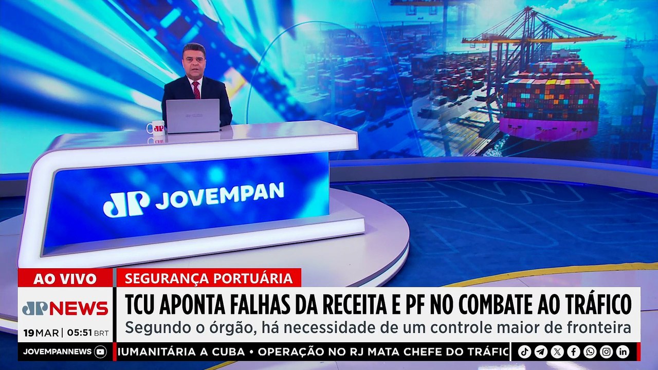 TCU aponta falhas no combate ao tráfico em portos do Brasil