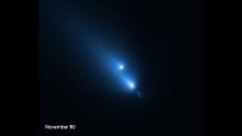 Telescópio Hubble captou imagem de cometa a fragmentar-se