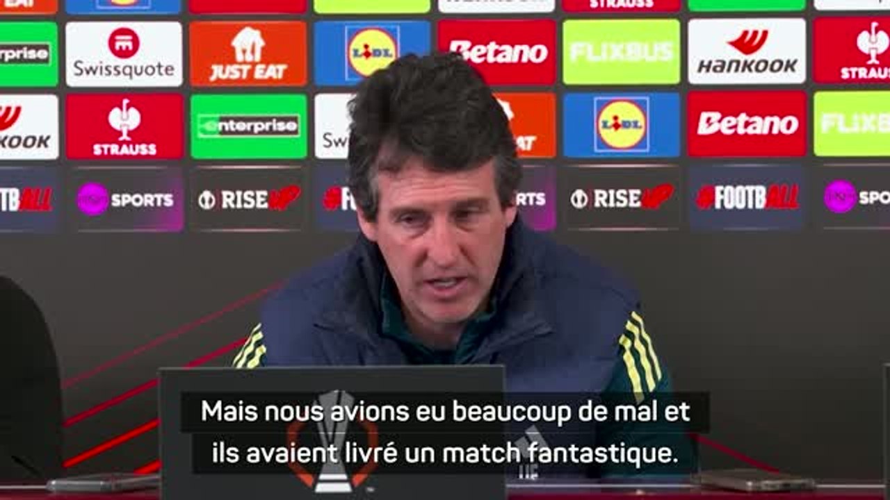 Aston Villa - Emery : “Beaucoup de respect pour Lille, ce sera un match difficile”