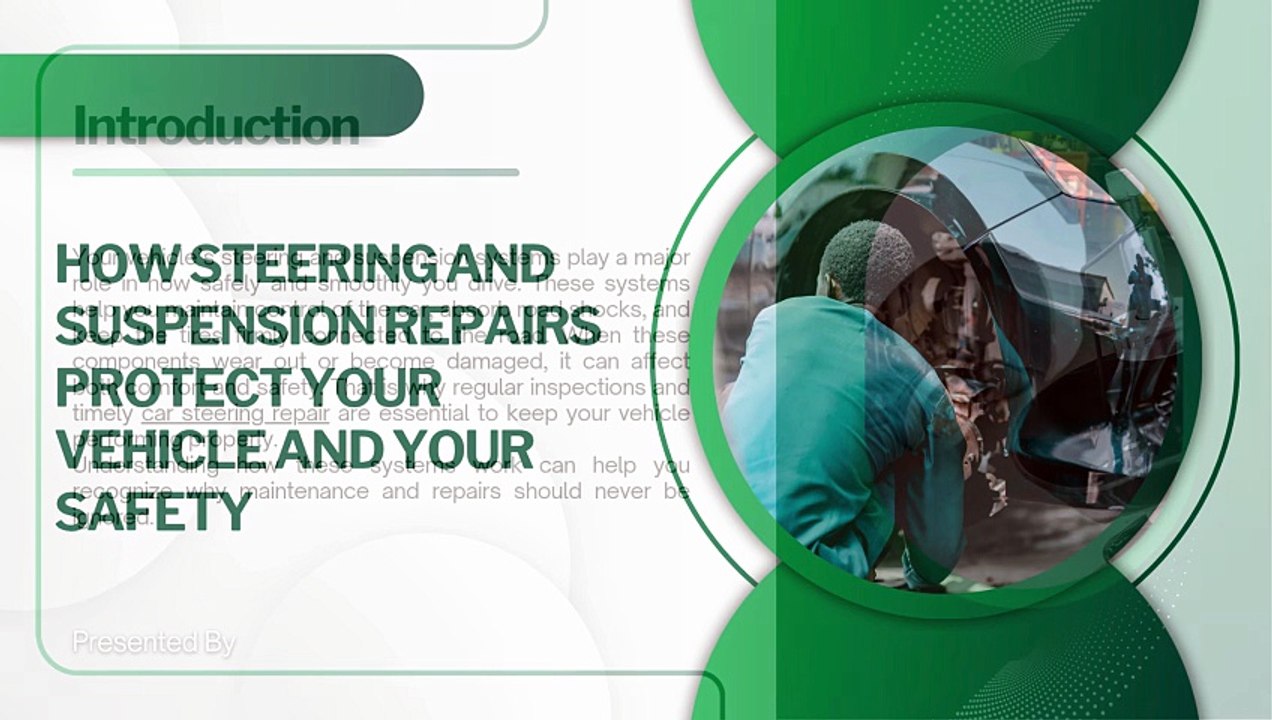 How Steering and Suspension Repairs Protect Your Vehicle and Your Safety