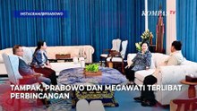 Potret Momen Akrab Prabowo dan Megawati Bertemu, Gandeng Tangan saat Tiba di Istana