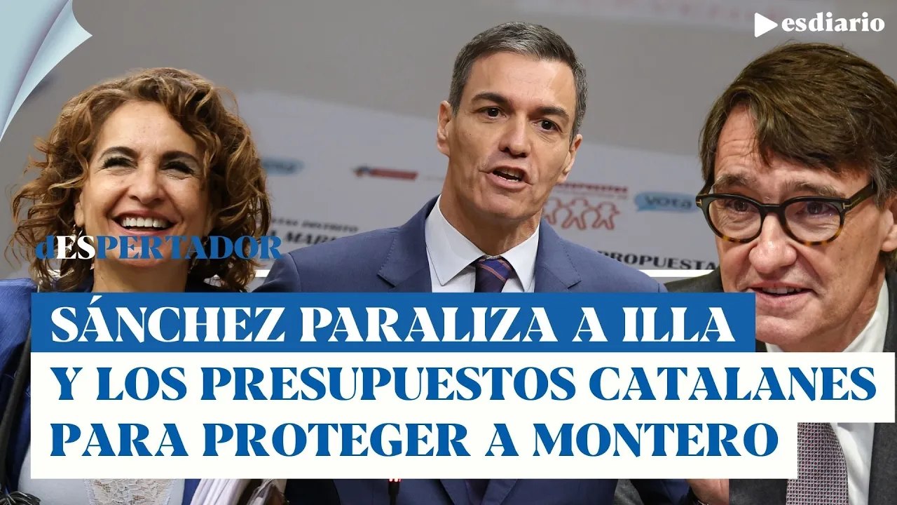 Sánchez mueve los hilos de Salvador Illa para paralizar los Presupuestos y salvar a Montero