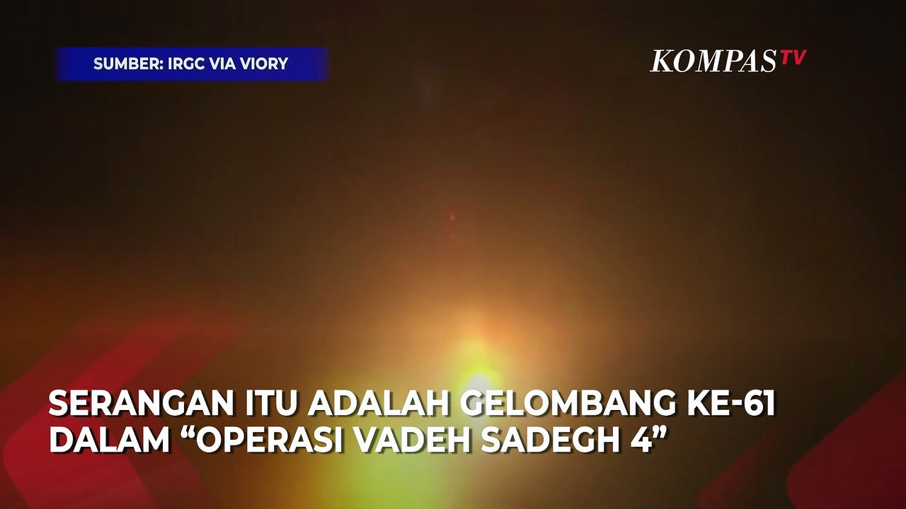 Balas Dendam Ali Larijani Terbunuh! Iran Tembak Rudal Klaster ke Tel Aviv Israel