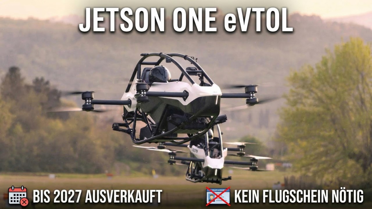 Jetson One eVTOL: persönliches Fluggerät im Detail