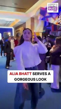 Alia Bhatt brought effortless glamour and star power, making the appearance impossible to miss. Her chic style and confident presence truly stole the spotlight.