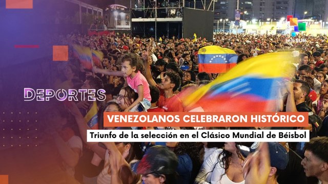 Te lo cuento deporte | Venezolanos celebraron histórico triunfo del Clásico Mundial de Béisbol 2026
