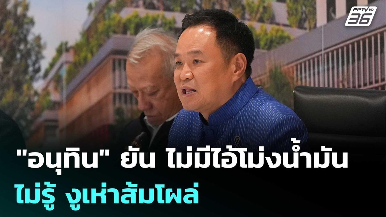 "อนุทิน" ยัน ไม่มีไอ้โม่งน้ำมัน - ไม่รู้ งูเห่า...