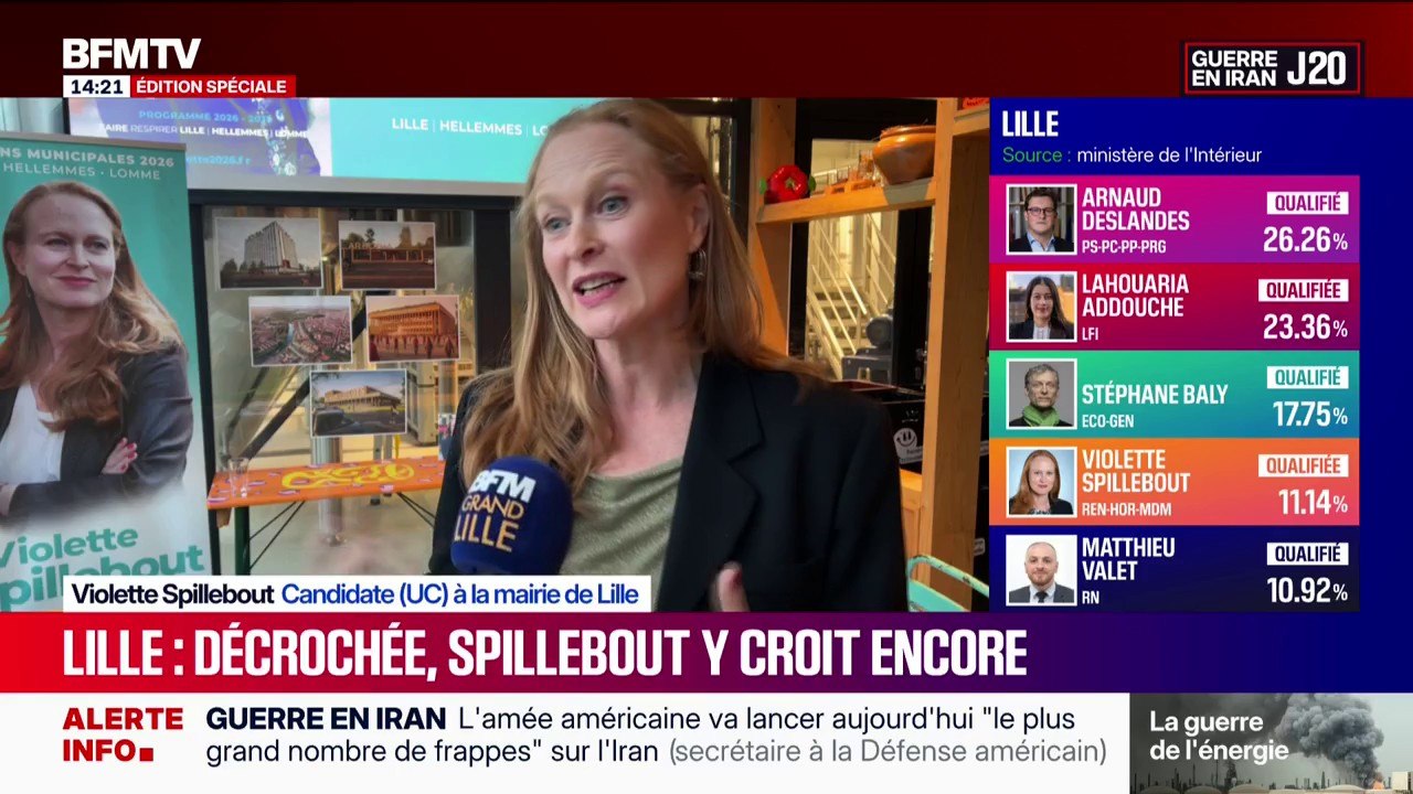 Sécurité à Lille: "Dans tous les quartiers, il faut beaucoup de fermeté et de présence humaine", affirme Violette Spillebout, candidate Renaissance à la mairie