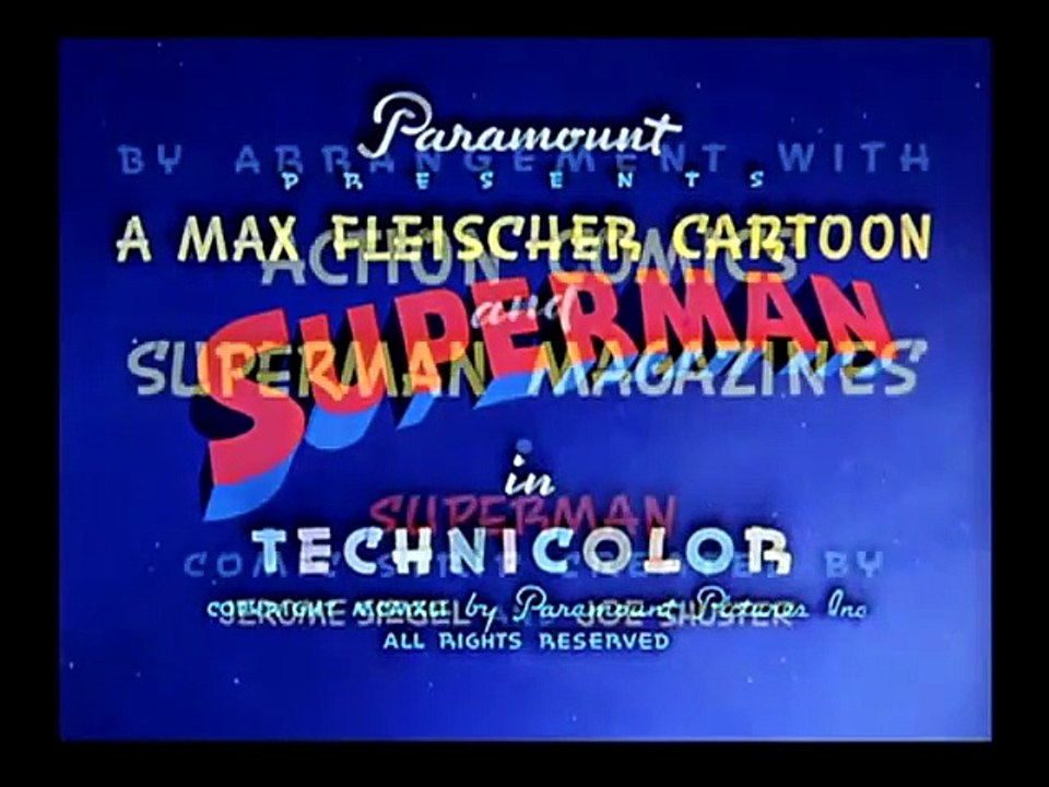 Superman 2011 Cartoon Intro