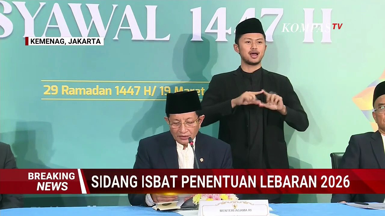 Hasil Sidang Isbat, Menag: Idulfitri 1 Syawal 1447 H Jatuh Pada Sabtu 21 Maret 2026