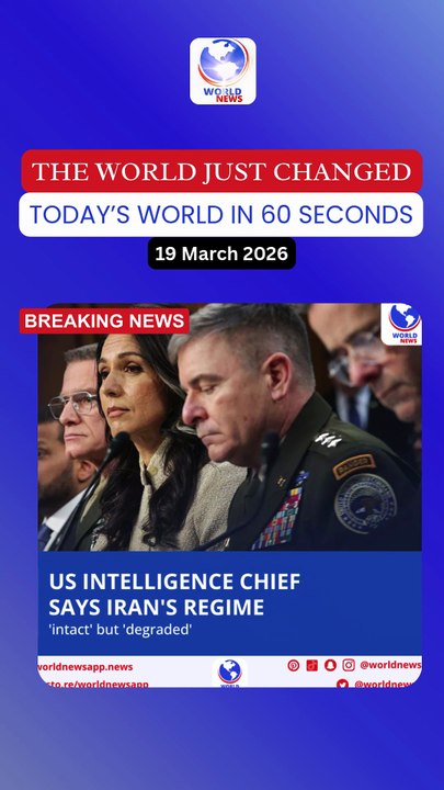 US intelligence chief says Iran's regime 'intact' but 'degraded'