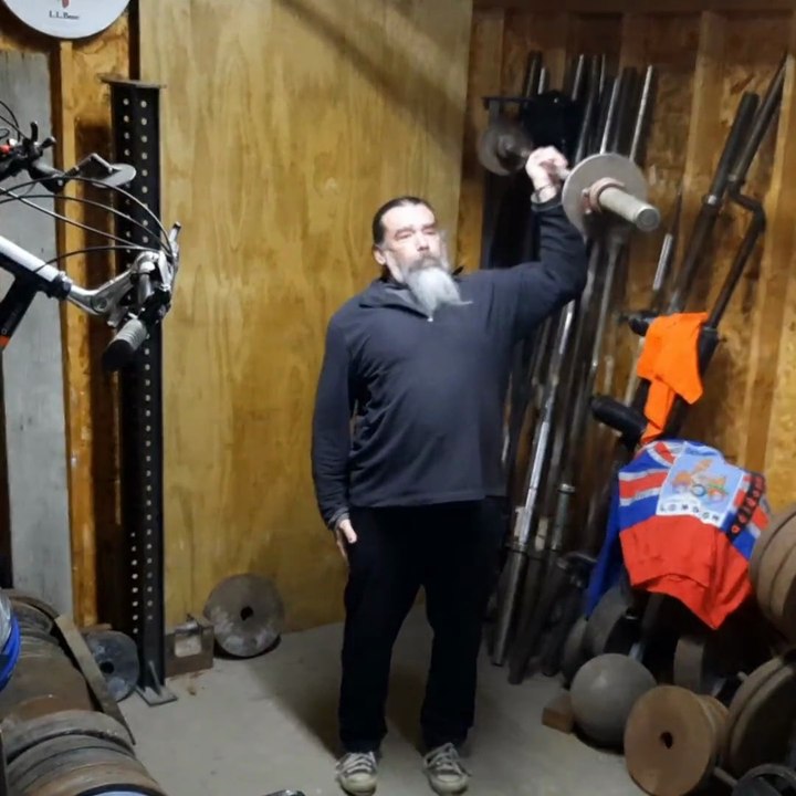 Military Presses 65½lb!