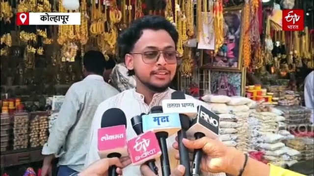 गुढीपाडव्यानिमित्त करवीर निवासिनी अंबाबाई मंदिरात लोटला जनसागर; जगभरात शांतता लाभण्याकरिता भाविकांची प्रार्थना