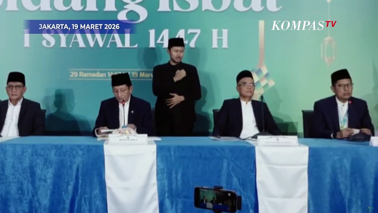 [FULL] Hasil Sidang Isbat, Pemerintah Tetapkan Idulfitri Jatuh Pada Sabtu, 21 Maret 2026