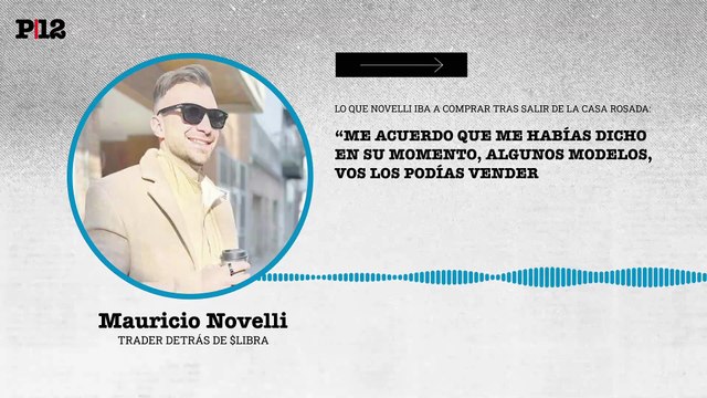 Mauricio Novelli: Me acuerdo que me habías dicho en su momento, algunos modelos, vos los podías vender sin factura, yo necesitaría los que puedas sin factura, me interesa Rolex o AP.