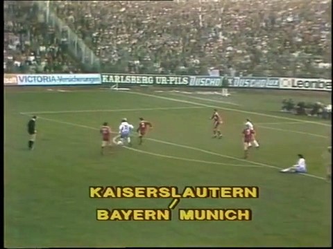 KAISERSLAUTERN - BAYERN MUNICH - 1984 - SAISON 1984/1985 -