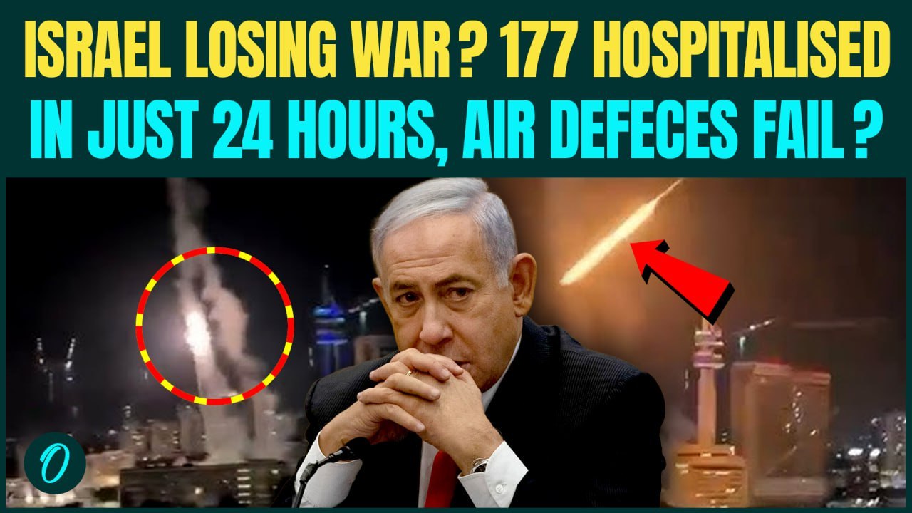 Iran POUND Missiles On Israel:177 Hospitalized,Tel Aviv In Panic|Iron Dome Fails, Israel LOSING WAR?