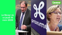 Le Récap' de ce jeudi 19 mars 2026