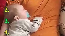 Baby's reaction when dad snores.mp4