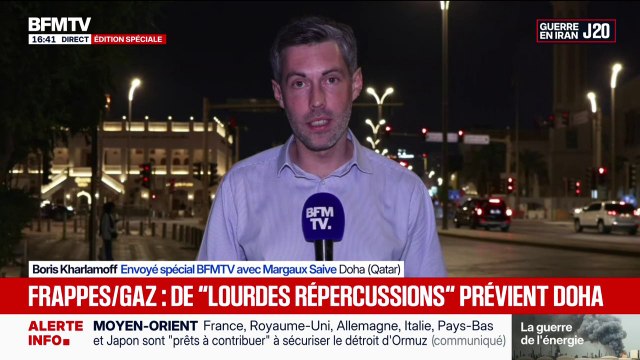 Guerre au Moyen-Orient: le Qatar prévient que l'attaque iranienne sur son site gazier a de lourdes répercussions sur l'approvisionnement énergétique mondiale