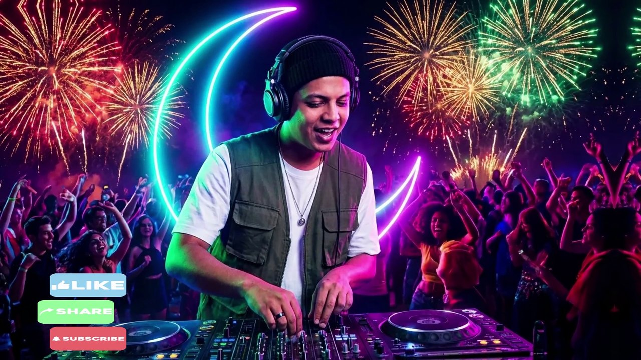 Eid DJ Remix 2026 🔥 Bass Boosted Eid Mubarak Song 🎧 Party Night Vibes