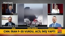 CNN: İran ABD'ye ait F-35 savaş uçağını vurdu
