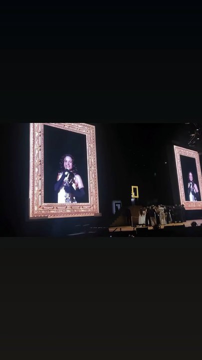 Loli Bahiaa était présente pour le concert de Rosalía. Capture d'écran Instagram