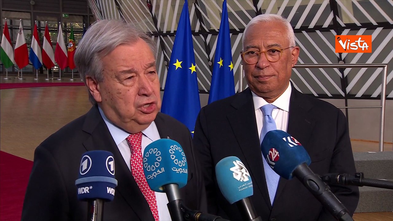 Guterres (Onu) al Consiglio Europeo: Israele, Usa e Iran devono fermarsi