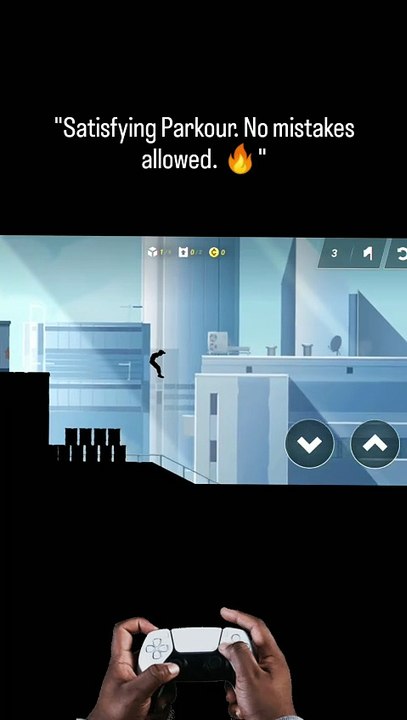Smooth moves only. Can you beat this level? 🎮🔥