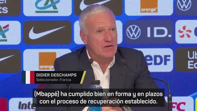 Deschamps: ¿Mbappé? Veremos cómo está tras el Atlético