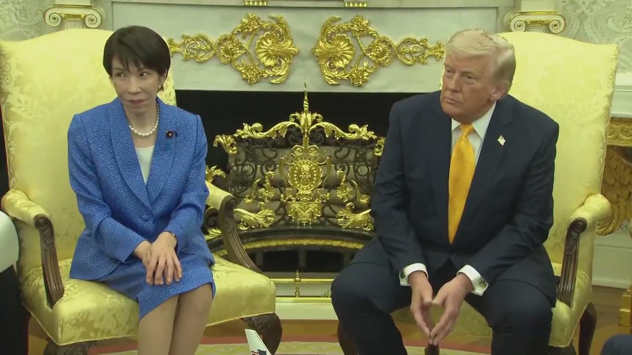 Awkward moment: Trump makes Japan's prime minister uncomfortable with a joke about Pearl Harbor