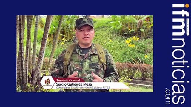 Combates registrados en el municipio de Frontino, Antioquia, permitieron captura de alias Jony Rivera