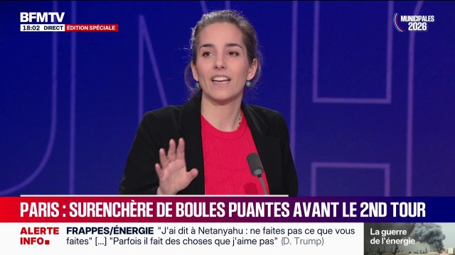Municipales à Paris: On a quand même un président qui a la même candidate que toute l'extrême droite française , lance Gabrielle Siry-Houari, candidate PS (liste d’Emmanuel Grégoire)