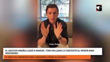 El Gaucho Araña llegó a Marvel: Tom Holland le contestó al Spider-Man misionero