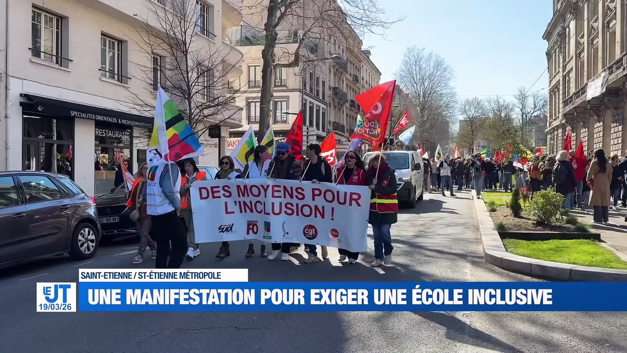 Manifestation de l'intersyndicale de l'éducation nationale / Le mois saintéthique va faire vivre le mois d'avril / Plus de sécurité pour la SaintéLyon ?