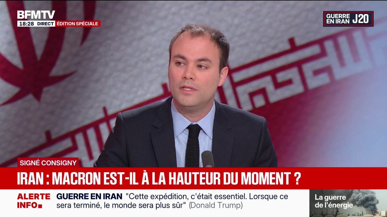 SIGNÉ CONSIGNY - Guerre au Moyen-Orient: "Je pense que la France est assez démunie dans ce conflit", dit Charles Consigny, avocat et essayiste