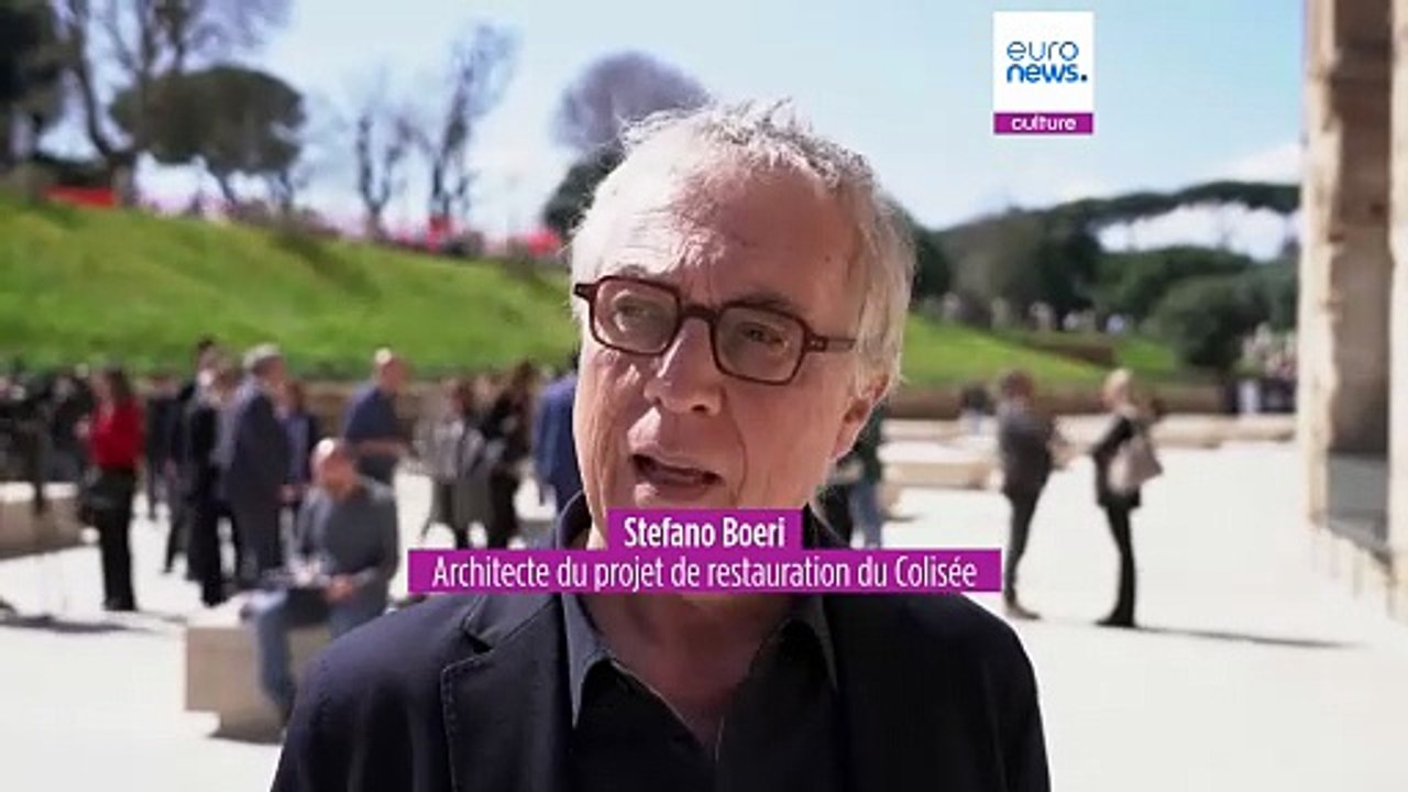 Après une restauration, le Colisée de Rome retrouve une de ses splendides entrées antiques