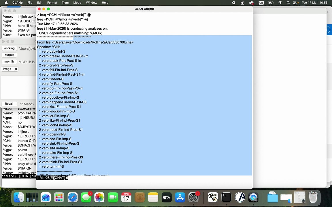 Screen Recording CHILDES analyses Part 2