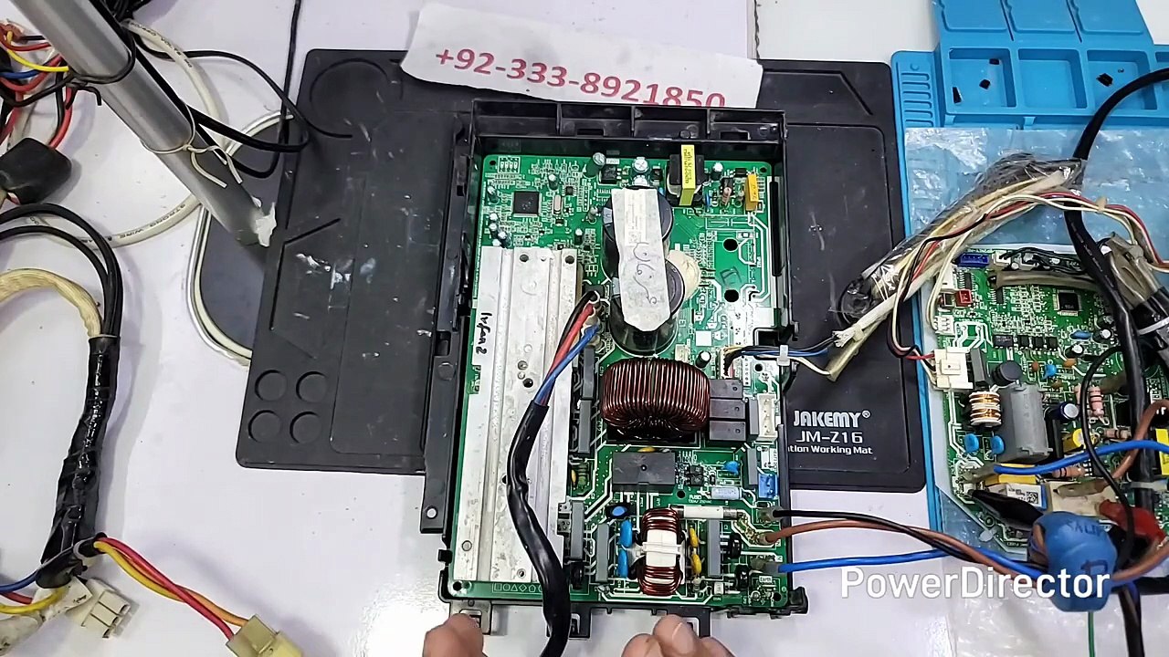 PEL Dawlance Orient  Dc inverter ac E1 error code outdoor pcb Dc inverter ac pcb  training center - Babar Electronics HVACR (720p, h264, youtube)