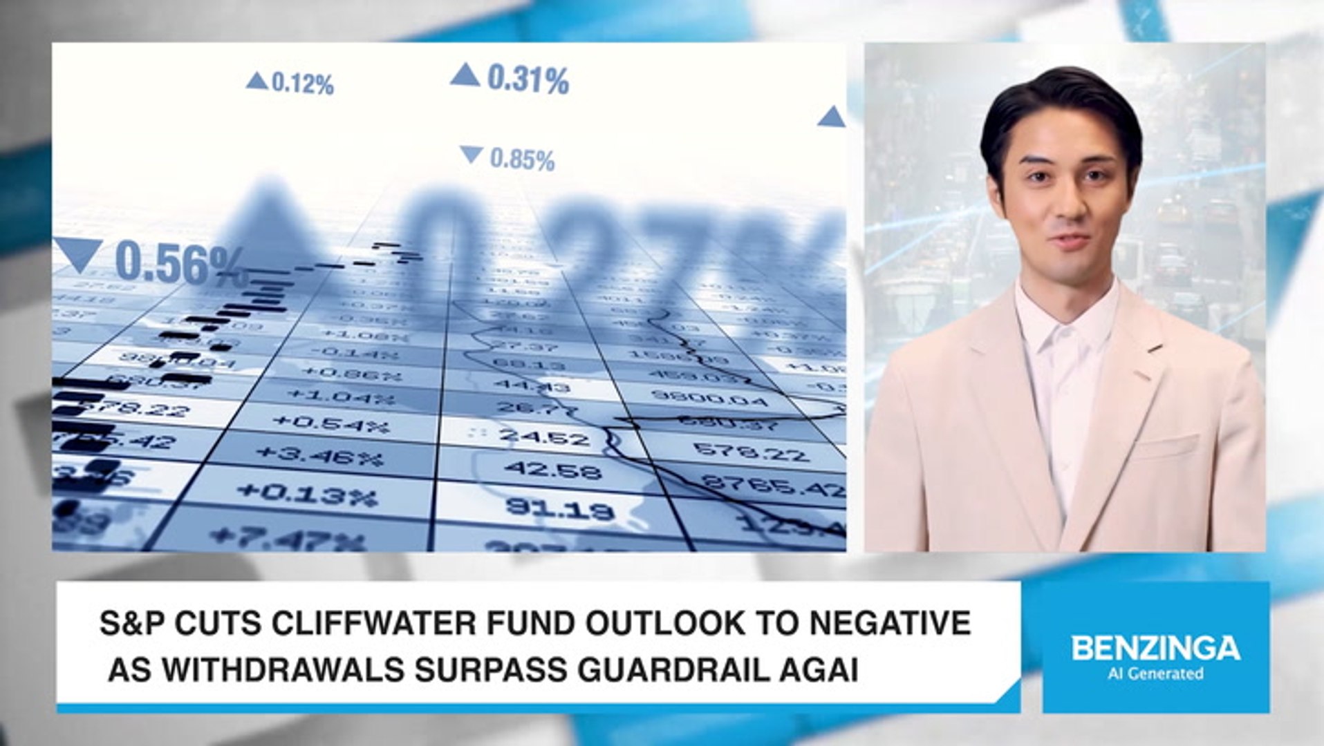 ⁣S&P Cuts Cliffwater Outlook