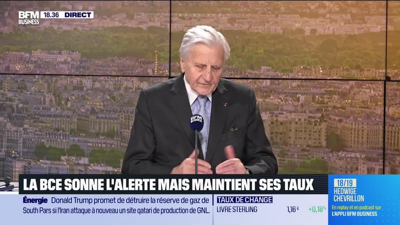 Grande Interview - Jean-Claude Trichet (BCE) : la BCE sonne l'alerte mais maintient ses taux - 19/03