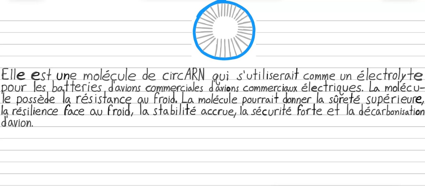 Une molécule hypothétique a le potentiel pour être utilisée dans les avions électriques