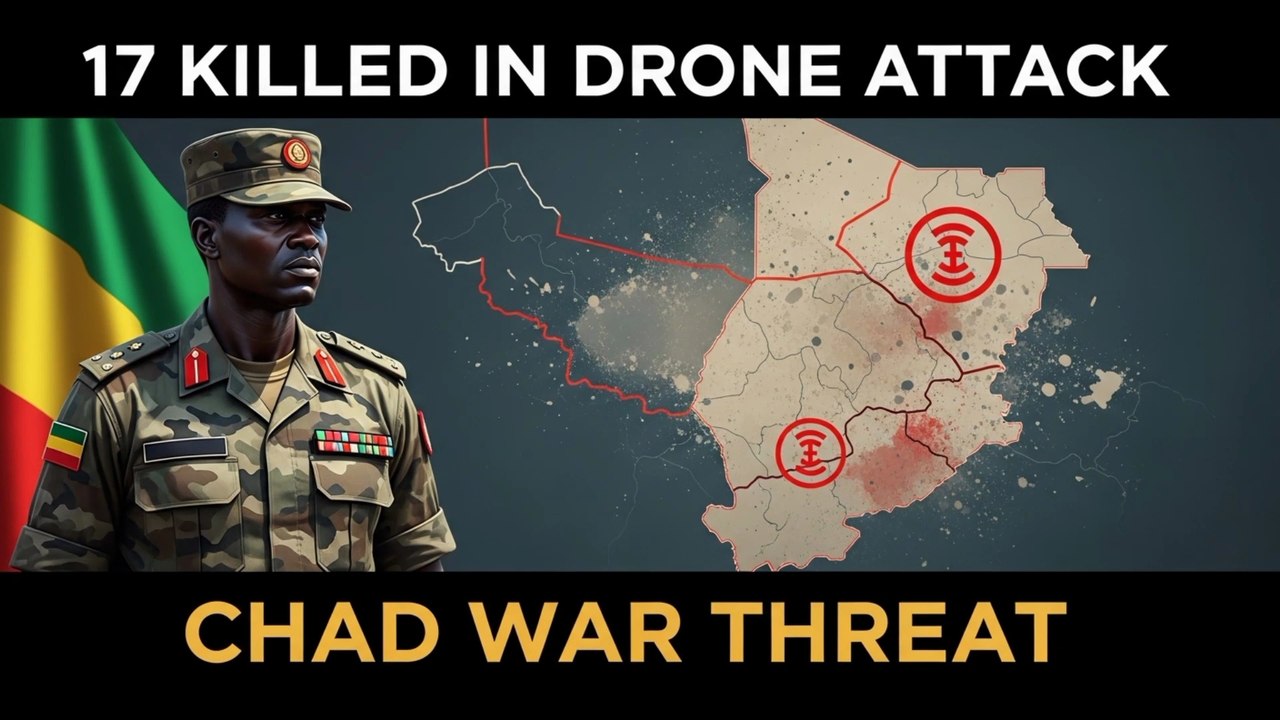 “Chaos at Chad Funeral! Drone Kills 17, Retaliation Threatened”