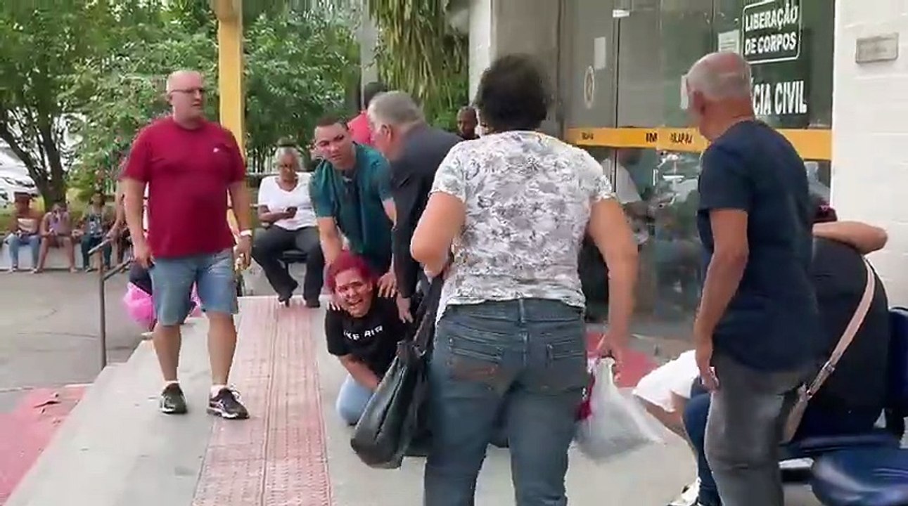 Viuva de morador de Prazeres se desespera após reconhecer o corpo do marido