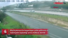 Büyükçekmece'de servis midibüsü devrildi! 1 ölü 9 yaralı