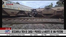 🚨¡Última Hora! Un muerto tras el descarrilamiento de un tren de carga en Aguascalientes