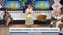 Polina Gheorghe in cadrul emisiunii „Matinali si populari” - ETNO TV - 08.01.2026